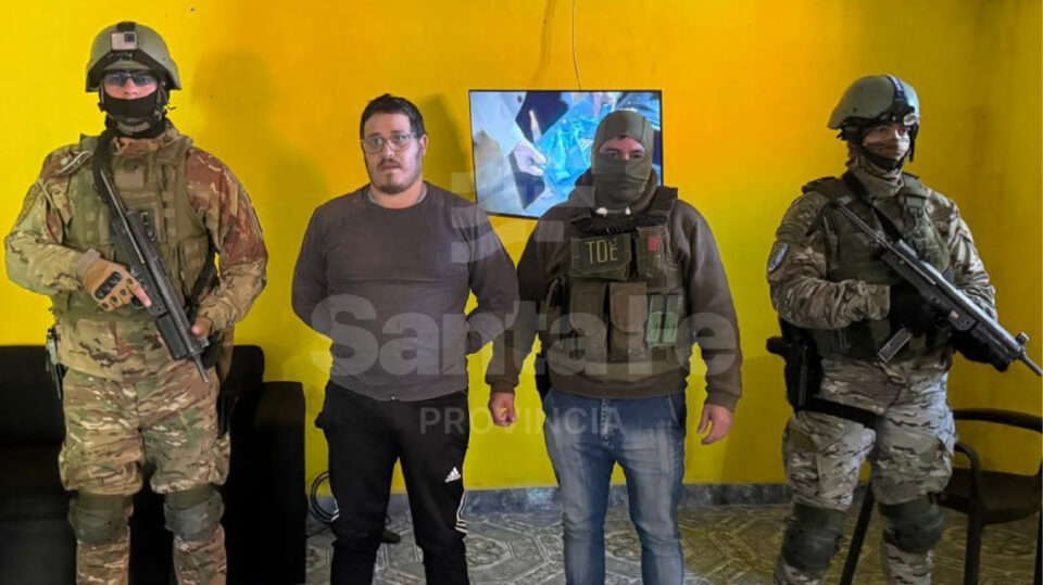 Cayó el “Narigón” Vázquez, otro de los delincuentes más buscados en la provincia de Santa Fe