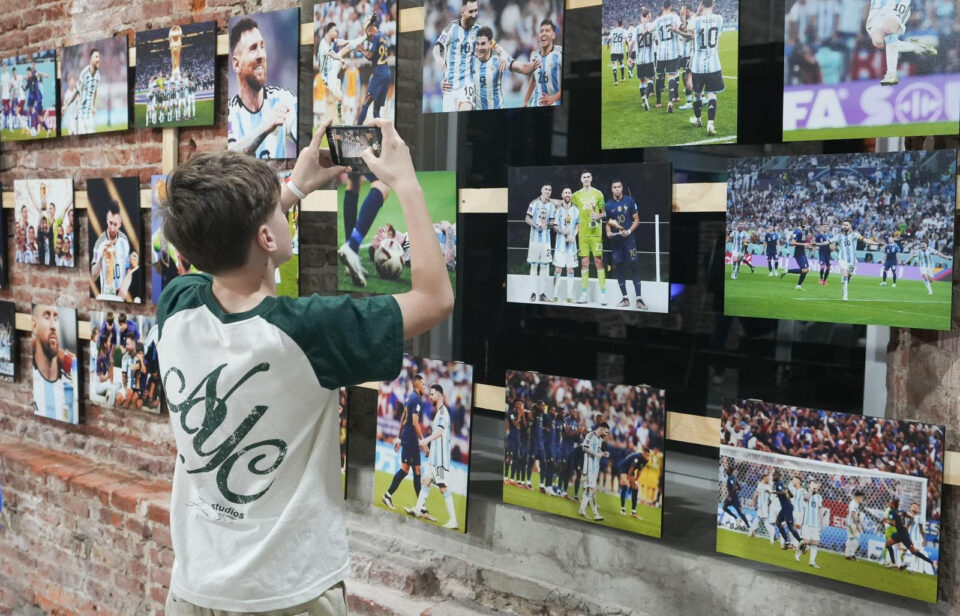 Messi, protagonista de una muestra fotográfica en Rafaela
