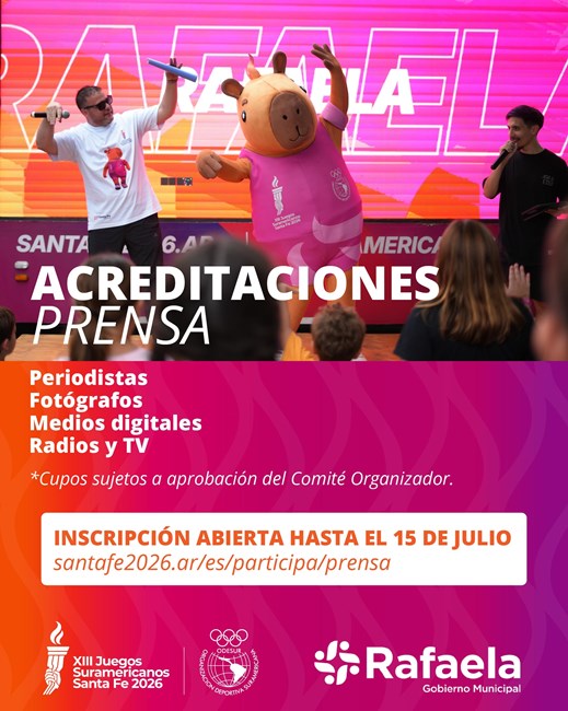 Periodistas, fotógrafos, influencers, medios digitales, radios y canales de TV ya pueden inscribirse para