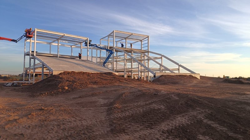La pista de BMX de Rafaela avanza y se prepara para recibir a los Juegos Suramericanos 2026