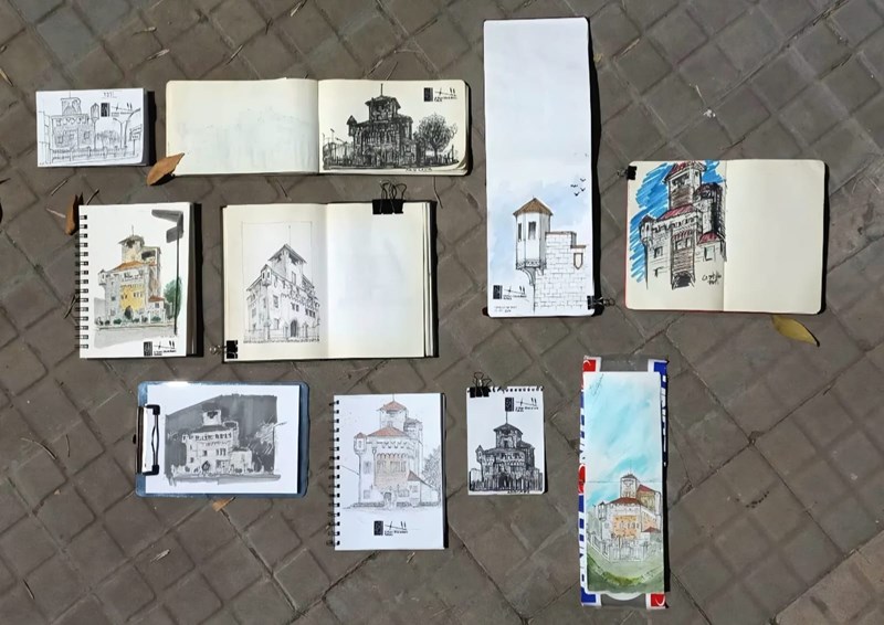 El CCVM exhibirá dibujos urbanos de Rafaela