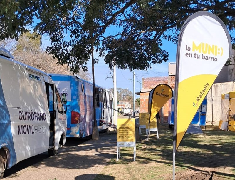 La Muni en tu Barrio culminó una semana con muchas atenciones en el 17 de Octubre