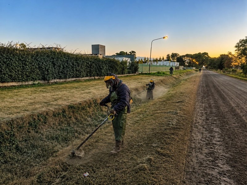 El municipio intensifica el mantenimiento de espacios verdes con un plan rotativo en toda la ciudad