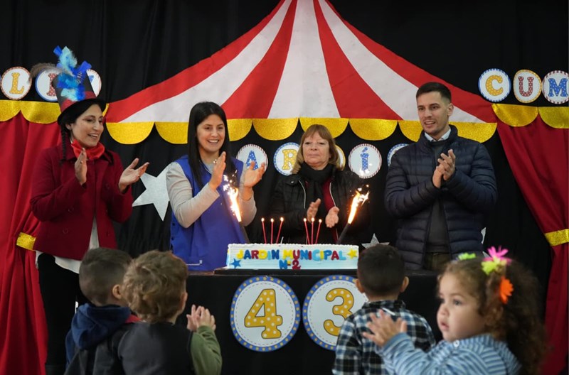 El Jardín Municipal Nº 2 «Magdalena Bruno» celebró su 43º aniversario