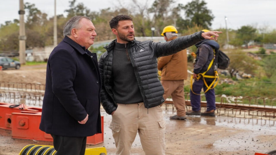 Michlig supervisó el nuevo puente Santa Fe-Santo Tomé: “Los santafesinos podemos estar orgullosos del nivel de obra que estamos llevando adelante”