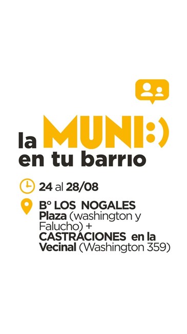 «La Muni en tu Barrio» se traslada a Los Nogales