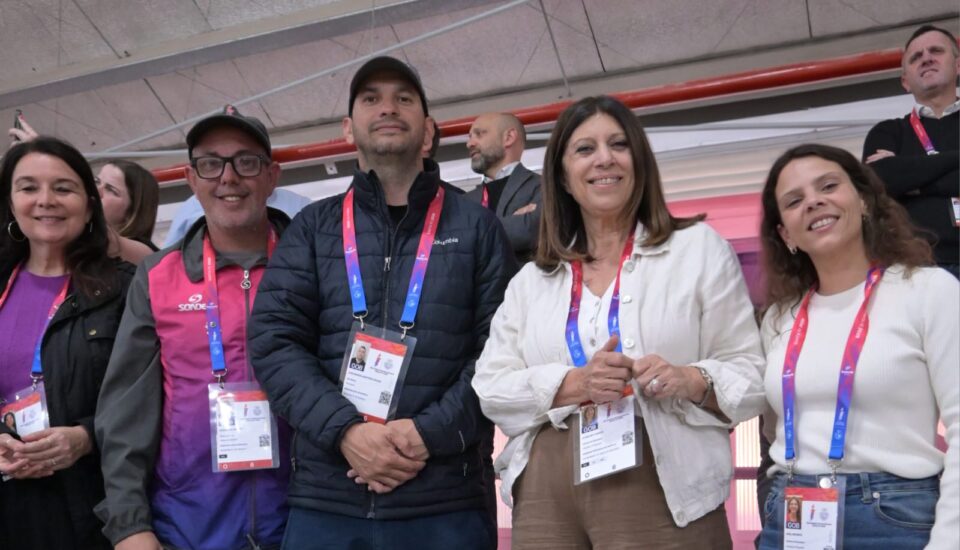 Clara García en el Velódromo de Rafaela: “El legado que dejan los Juegos Suramericanos a la ciudad y a la provincia es muy importante”