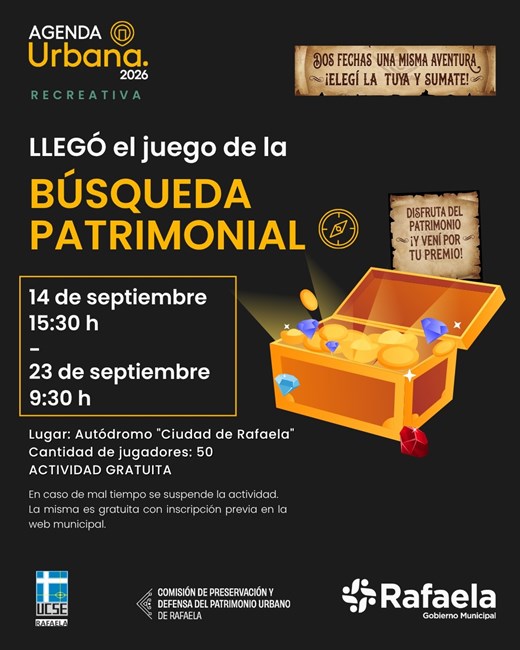La Agenda Urbana Recreativa invita a descubrir el patrimonio jugando