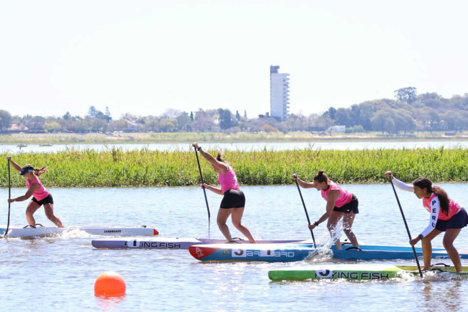 Juegos Suramericanos: la Laguna Setúbal de Santa Fe brilló como escenario de Stand Up Paddle y Remo
