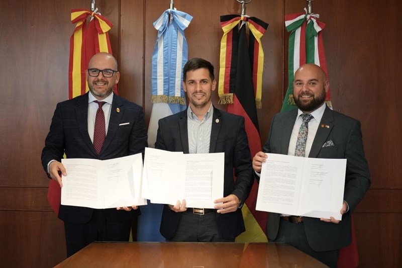 Rafaela declaró Huéspedes de Honor a los representantes de sus ciudades hermanas