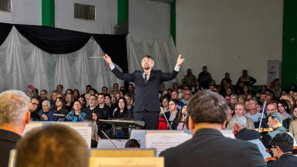 Una noche inolvidable de música sinfónica en Cayastá