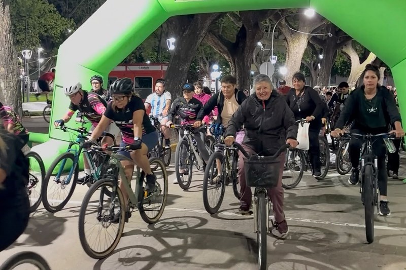 La bicicleta volvió a ser protagonista en las calles de la ciudad