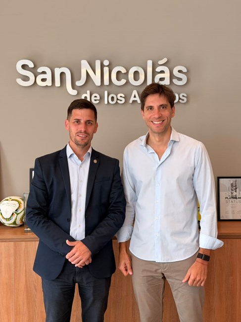 Viotti visitó San Nicolás de los Arroyos para intercambiar experiencias de gestión y fortalecer vínculos con otros municipios