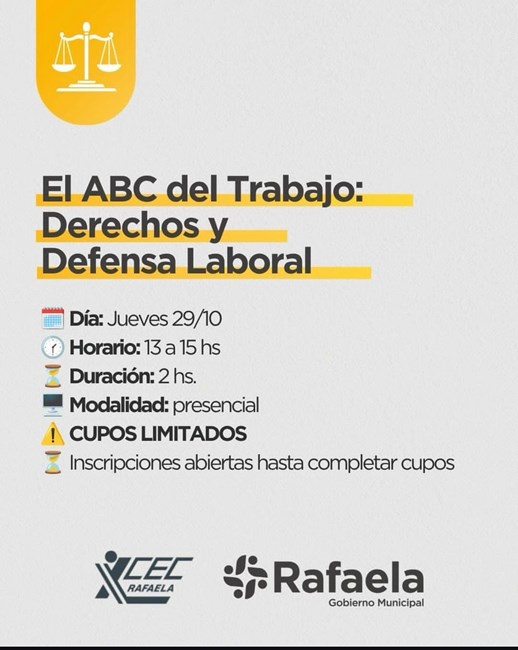 El ABC del trabajo: Derechos y defensa laboral