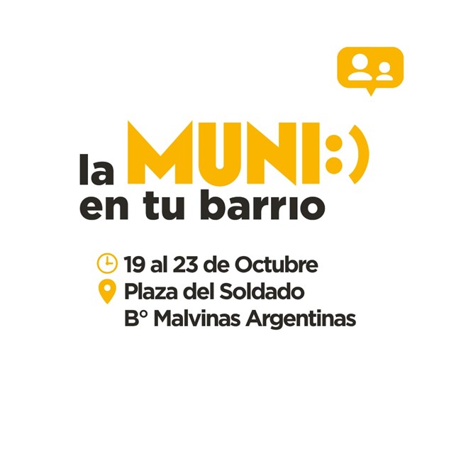 «La Muni en tu Barrio» llega al barrio Malvinas Argentinas